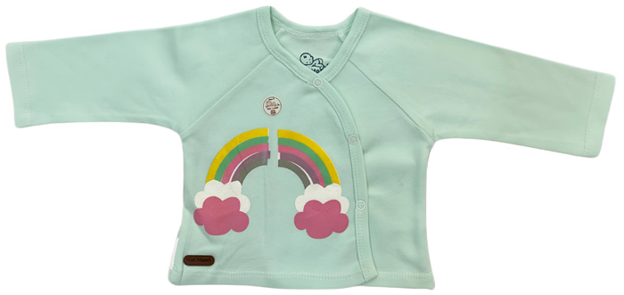 مانتو طرح رنگین کمان