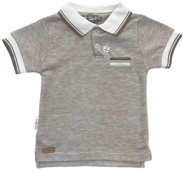 آستین کوتاه طرح جنتلمن