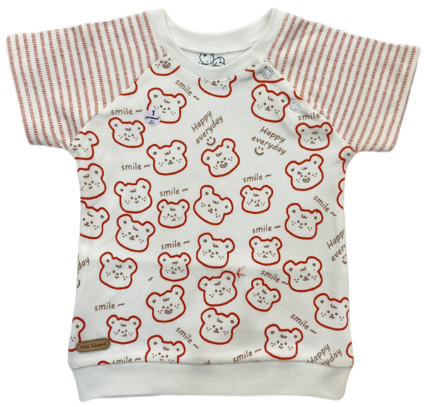 آستین کوتاه طرح بامزی