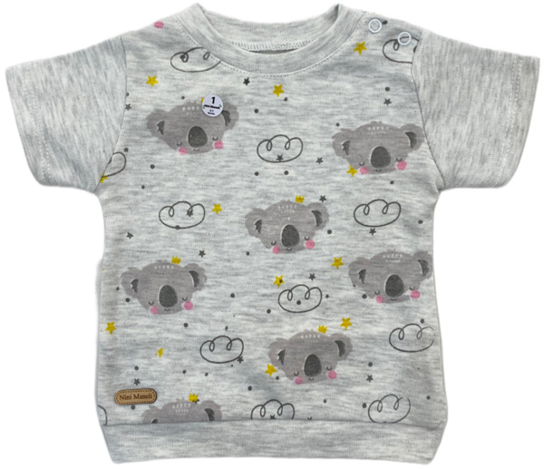 آستین کوتاه طرح کوالا